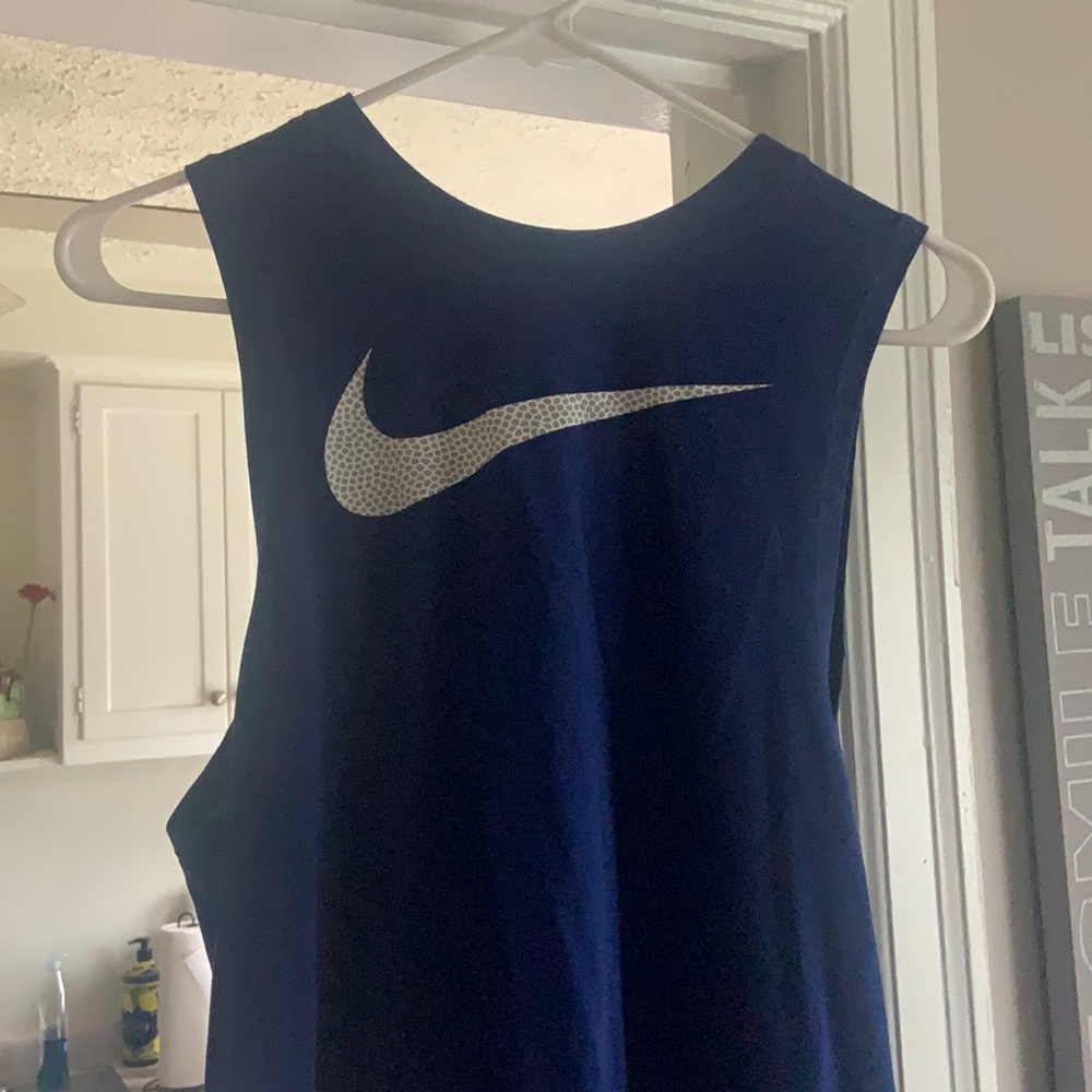 Nike royal blue workout tank top